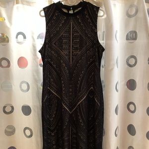 Adorable black patterned dress